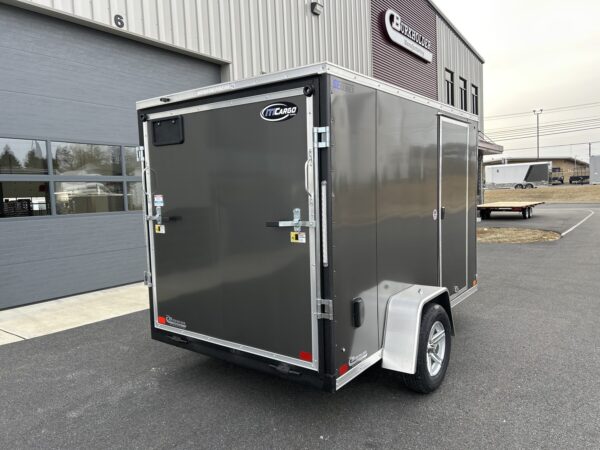 6'X10' 3K ITI Cargo Flat Top V-Nose Enclosed Trailer - Image 3