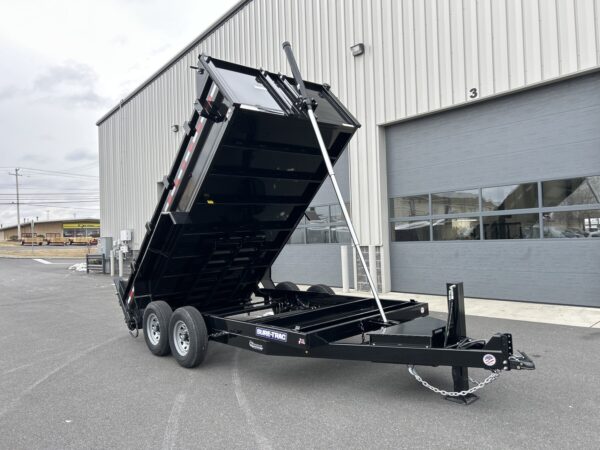 7' X 14' 14K Sure-Trac HD Telescopic Dump Trailer ST8214TLDD-B-140 - Image 12