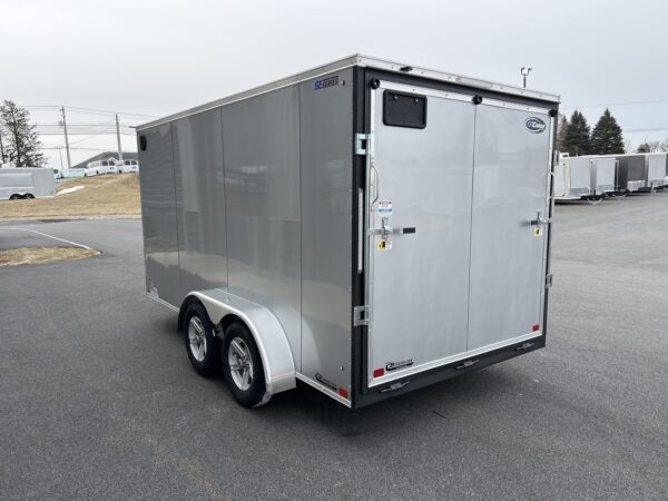 7'x14' 7K ITI Cargo Flat Top V-Nose Enclosed Trailer - Image 5