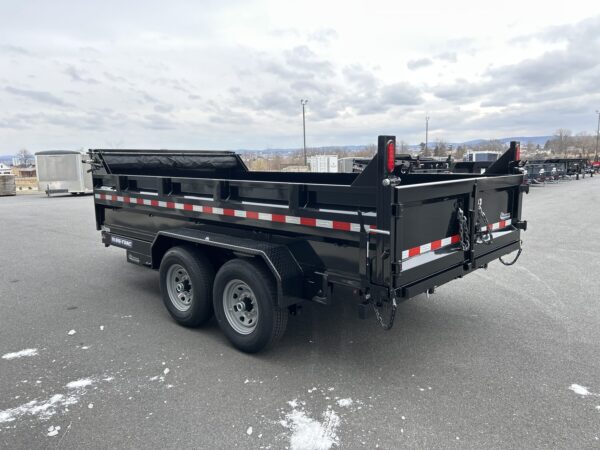 7' X 14' 14K Sure-Trac HD Telescopic Dump Trailer ST8214TLDD-B-140 - Image 5