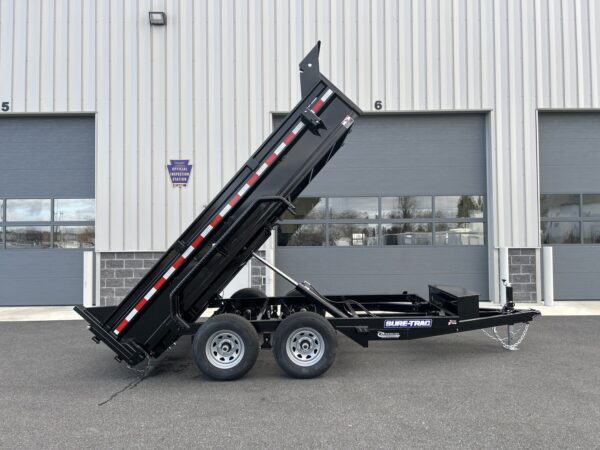 6' X 12' 10K Sure-Trac SD Low Profile Dump Trailer ST7212D1R-B-100 - Image 12