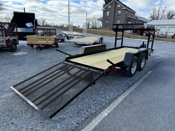 63" X 14' 7K CAM Superline Angle Frame Equipment Trailer P3EC14 - Image 10