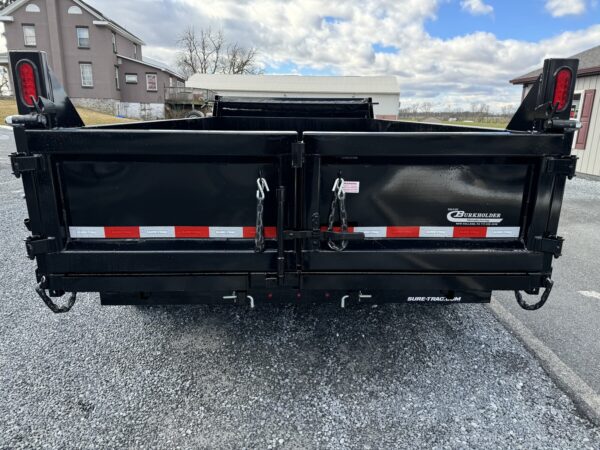 7' X 14' 14K Sure-Trac HD Scissors Dump Trailer ST8214HLOD-B-140 - Image 3