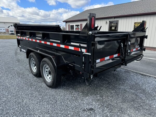 7' X 14' 14K Sure-Trac HD Scissors Dump Trailer ST8214HLOD-B-140 - Image 8