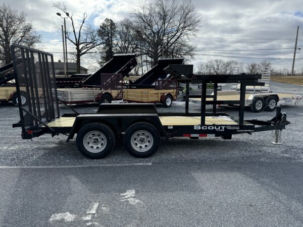 63" X 14' 7K CAM Superline Angle Frame Equipment Trailer P3EC14 - Image 4