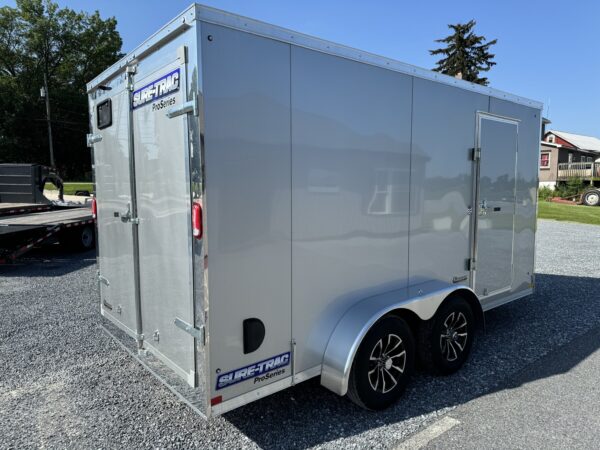 7' x 14' 7K Sure-Trac Pro Series Wedge Cargo Enclosed Trailer STW8414TA - Image 3