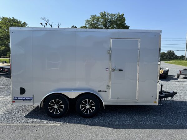 7' x 14' 7K Sure-Trac Pro Series Wedge Cargo Enclosed Trailer STW8414TA - Image 2
