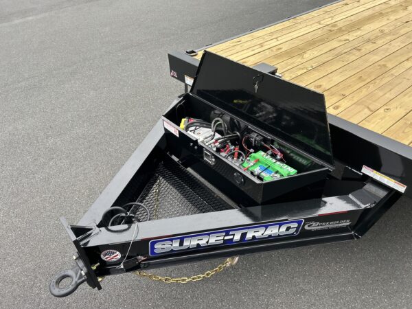 8.5' x 24' 17.6K Sure-Trac HD Power Tilt Deckover, Tilt Trailer ST10224DOT2A-B-176 - Image 9