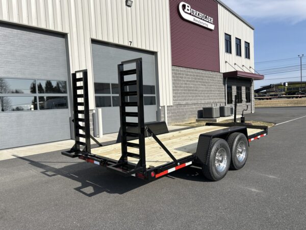 7' x 16' 14K Burkholder  Equipment Trailer HTR8016 - Image 5