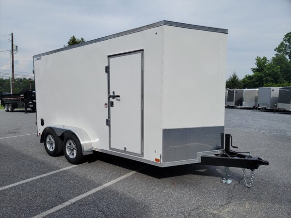 7'x14' 7K ITI Cargo Flat Top V-Nose Enclosed Trailer