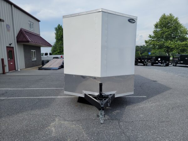 7'x14' 7K ITI Cargo Flat Top V-Nose Enclosed Trailer - Image 2