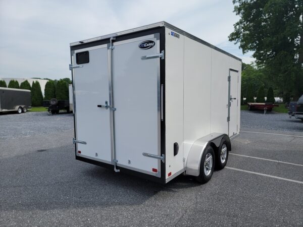 7'x14' 7K ITI Cargo Flat Top V-Nose Enclosed Trailer - Image 7