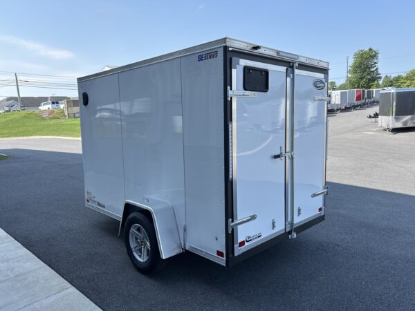 6'X10' 3K ITI Cargo Flat Top V-Nose Enclosed Trailer - Image 5