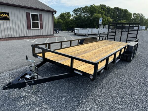 7' x 20' 7K Sure-Trac Tube Top Landscape Trailer ST8220TAT-B-070