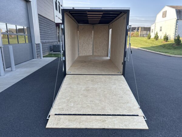 7'X16' 7K ITI Cargo Flat Top V-Nose Enclosed Trailer - Image 9