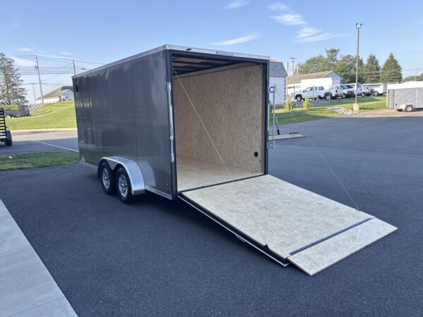 7'X16' 7K ITI Cargo Flat Top V-Nose Enclosed Trailer - Image 10