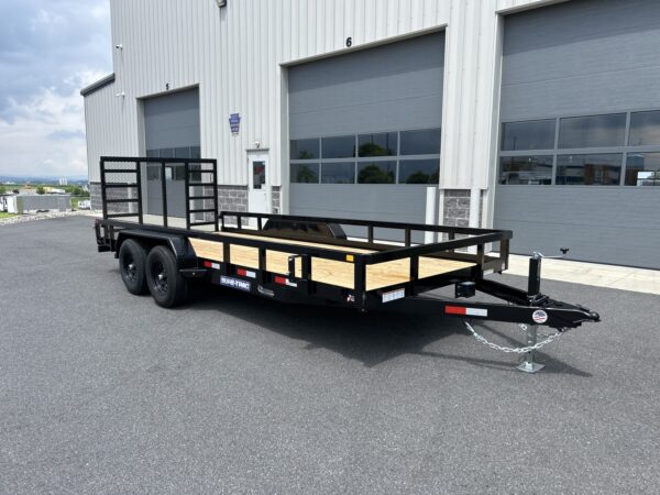 7' x 18' 10K Sure-Trac Tube Top Landscape Trailer STUTT8218-BP-100