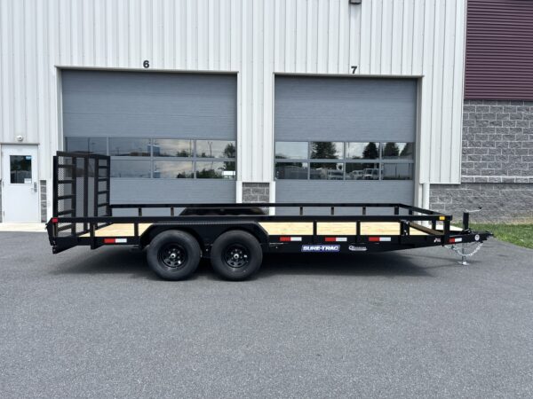 7' x 18' 10K Sure-Trac Tube Top Landscape Trailer STUTT8218-BP-100 - Image 2