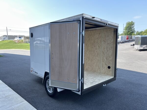 6'X10' 3K ITI Cargo Flat Top V-Nose Enclosed Trailer - Image 13