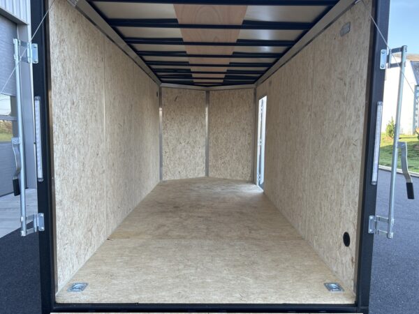 7'X16' 7K ITI Cargo Flat Top V-Nose Enclosed Trailer - Image 11