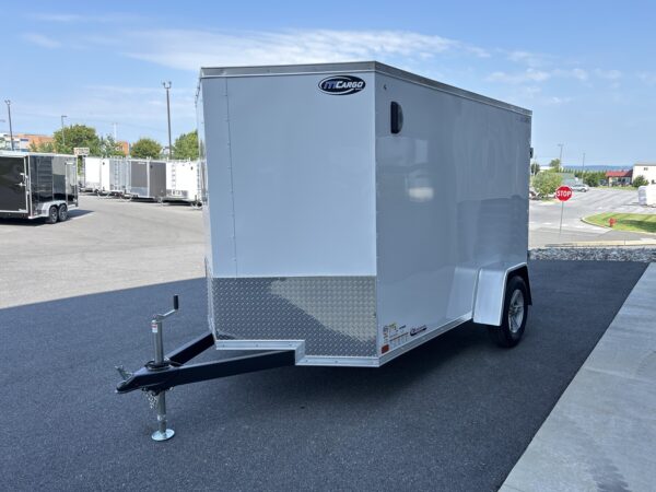 6'X10' 3K ITI Cargo Flat Top V-Nose Enclosed Trailer - Image 6