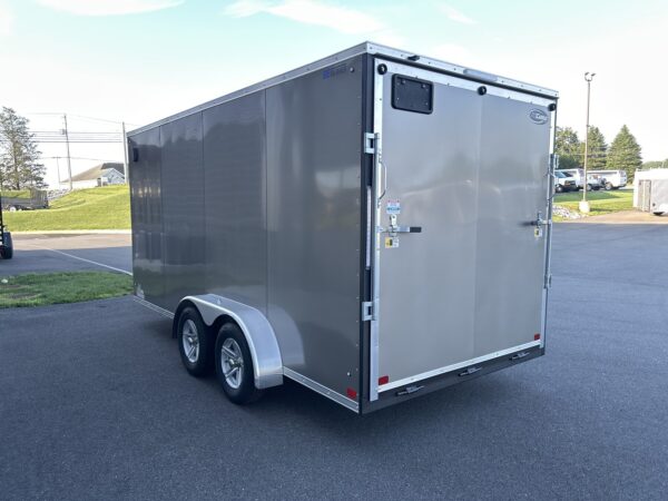 7'X16' 7K ITI Cargo Flat Top V-Nose Enclosed Trailer - Image 5