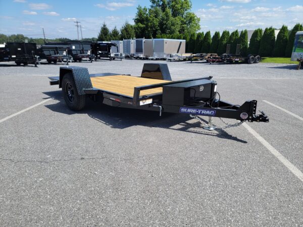 78" x 12' 7.8K Sure-Trac Tilt Bed Tilt, Equipment Trailer ST7812SATE-B-078