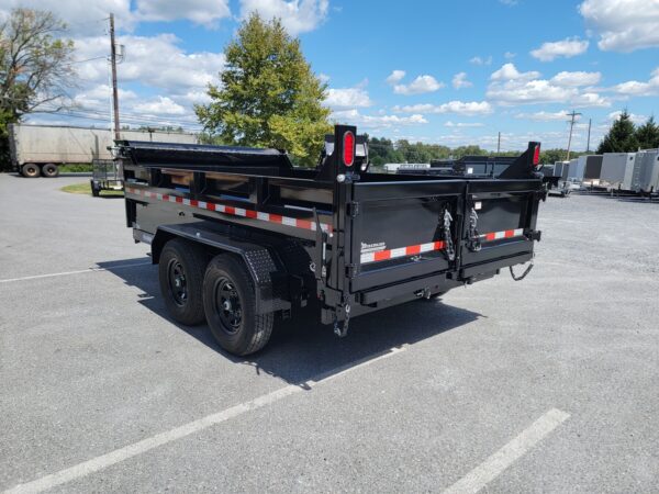 7' X 12' 12K Sure-Trac HD Scissors Dump Trailer ST8212HLOD-B-120 - Image 5