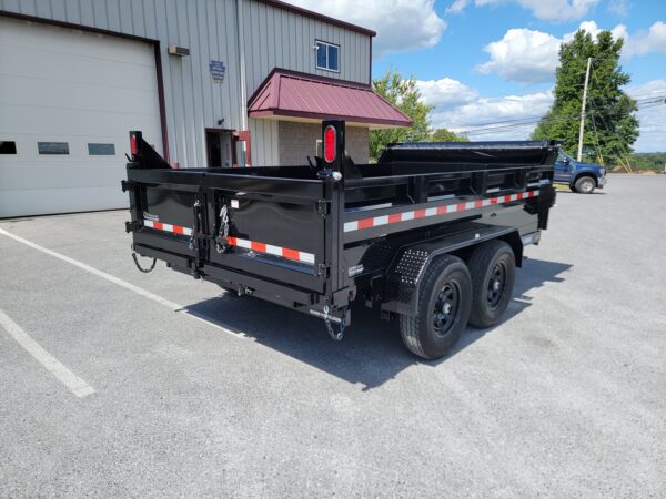 7' X 12' 12K Sure-Trac HD Scissors Dump Trailer ST8212HLOD-B-120 - Image 7