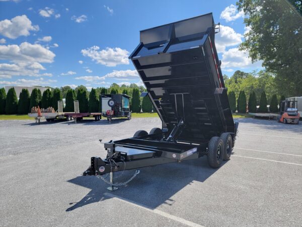 7' X 12' 12K Sure-Trac HD Scissors Dump Trailer ST8212HLOD-B-120 - Image 11