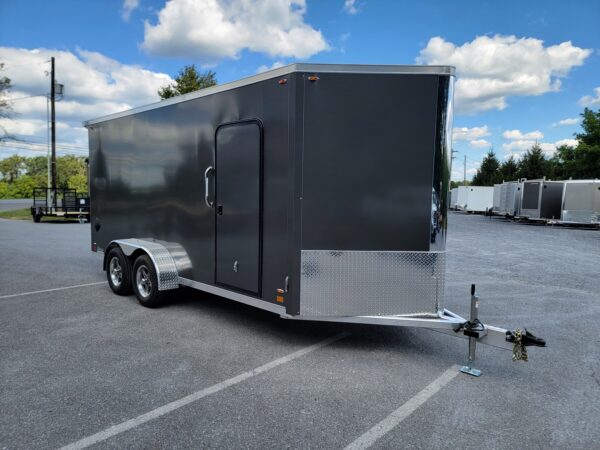 7' x 19' 7K Legend Flat Top V-Nose Enclosed Trailer 7X19FTVTA35