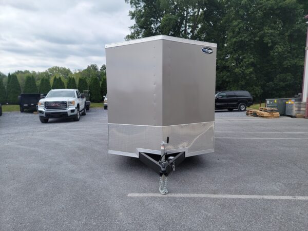 7'x12' 7K ITI Cargo Flat Top V-Nose Enclosed Trailer Y8412HLV-TA-070 - Image 2