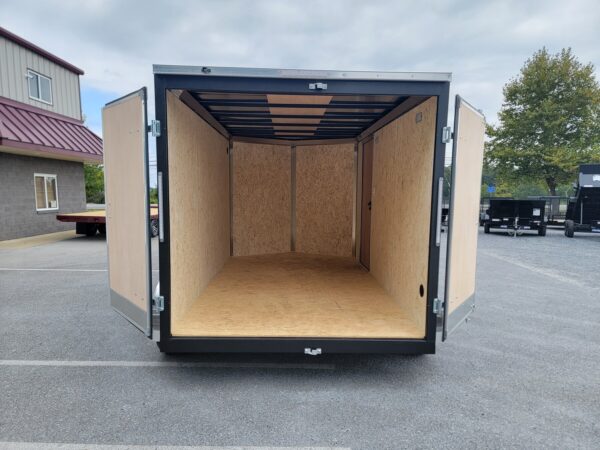 7'x12' 7K ITI Cargo Flat Top V-Nose Enclosed Trailer Y8412HLV-TA-070 - Image 9