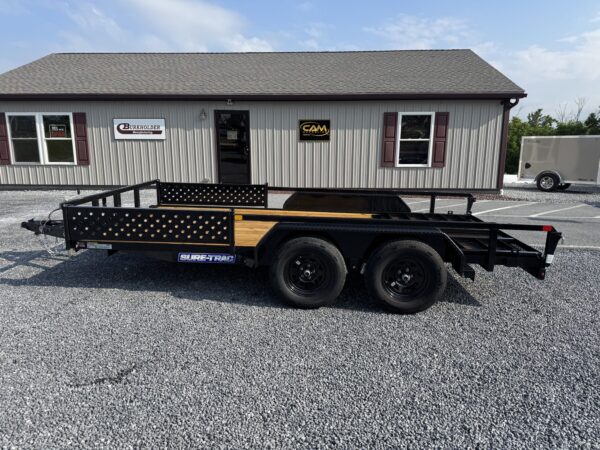 7' x 14’ 7K Sure-Trac Tube Top, ATV Landscape, ATV Trailer STUTV8214-BP-070 - Image 9