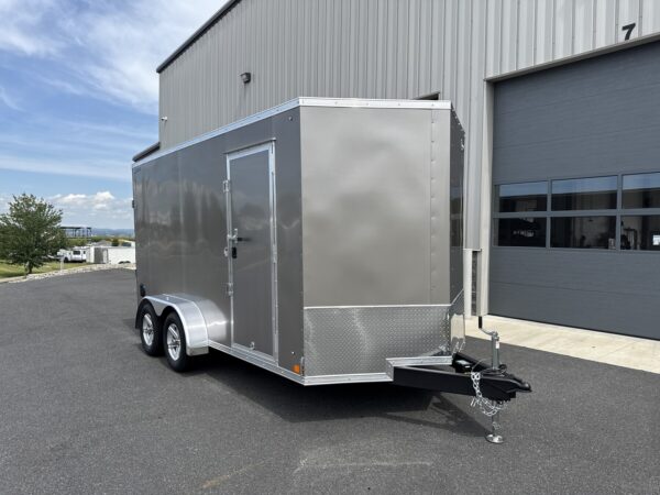 7'x14' 7K ITI Cargo Flat Top V-Nose Enclosed Trailer