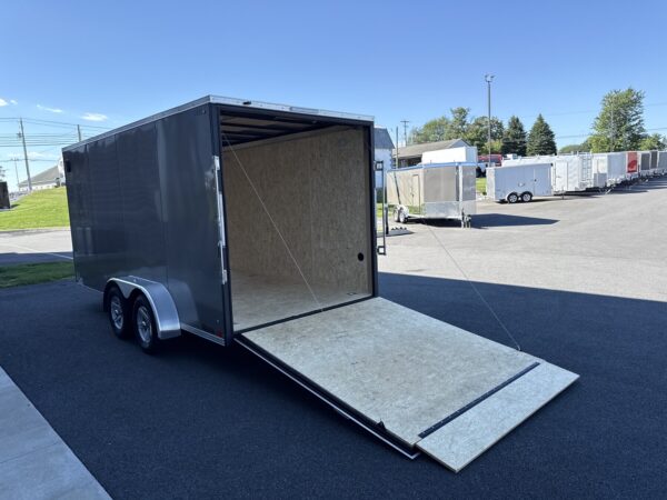 7'X16' 7K ITI Cargo Flat Top V-Nose Enclosed Trailer - Image 15
