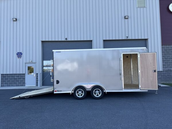 7'X16' 7K ITI Cargo Flat Top V-Nose Enclosed Trailer - Image 12