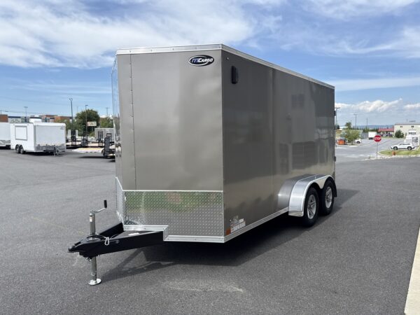 7'x14' 7K ITI Cargo Flat Top V-Nose Enclosed Trailer - Image 6