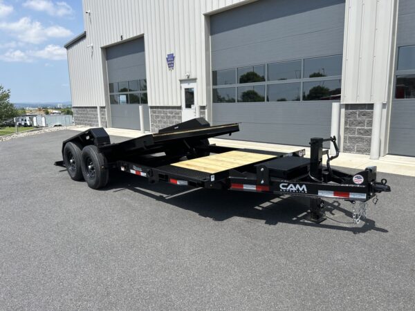 19' 14K CAM Superline Extra Wide Split Deck Tilt, Equipment Trailer P7CAM154STTXW - Image 3