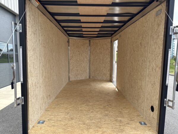 7'x14' 7K ITI Cargo Flat Top V-Nose Enclosed Trailer - Image 15