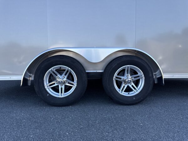 7'X16' 7K ITI Cargo Flat Top V-Nose Enclosed Trailer - Image 9