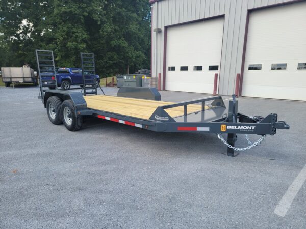 7' x 16' 10K Belmont Skid Steer Equipment Trailer SS1016-10K
