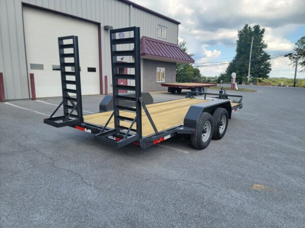 7' x 16' 10K Belmont Skid Steer Equipment Trailer SS1016-10K - Image 7