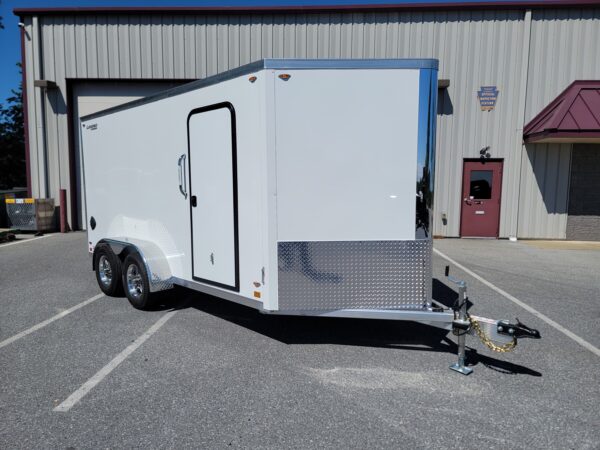 7' x 17' 7K Legend Flat Top V-Nose Enclosed Trailer 7X17FTVTA35