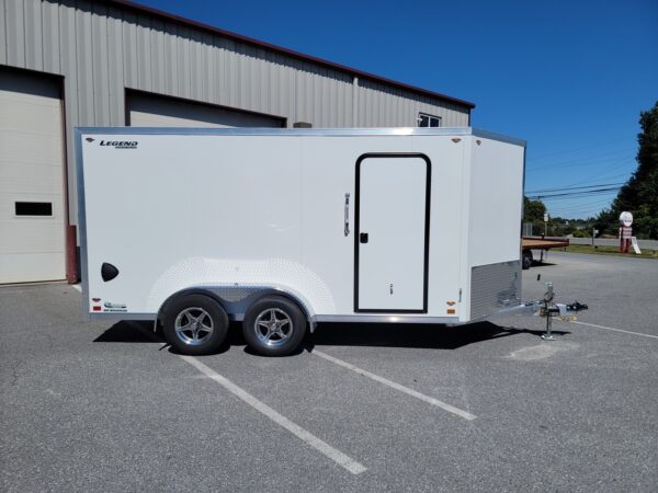 7' x 17' 7K Legend Flat Top V-Nose Enclosed Trailer 7X17FTVTA35 - Image 2