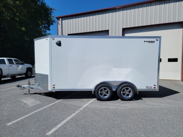7' x 17' 7K Legend Flat Top V-Nose Enclosed Trailer 7X17FTVTA35 - Image 7