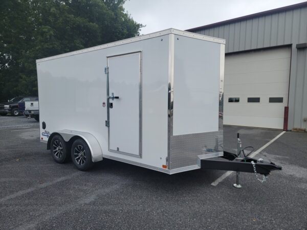 7' x 14' 7K Sure-Trac Pro Series Wedge Cargo Enclosed Trailer STW8414TA