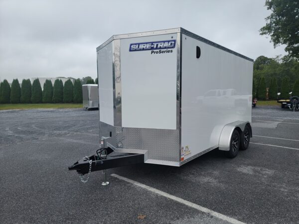 7' x 14' 7K Sure-Trac Pro Series Wedge Cargo Enclosed Trailer STW8414TA - Image 3