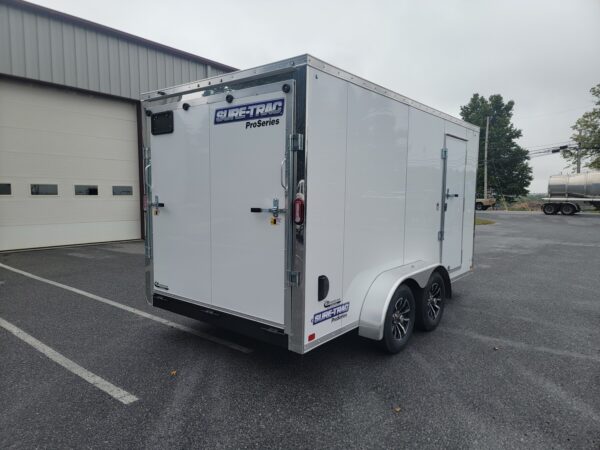 7' x 14' 7K Sure-Trac Pro Series Wedge Cargo Enclosed Trailer STW8414TA - Image 7