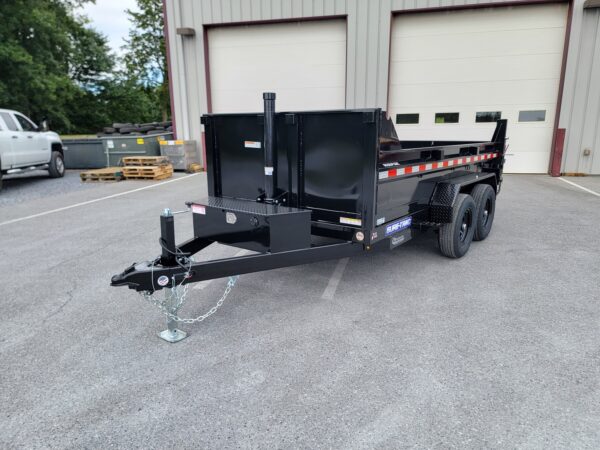6' X 12' 10K Sure-Trac Telescopic Low Profile Dump Trailer ST7212TLD-B-100 - Image 3